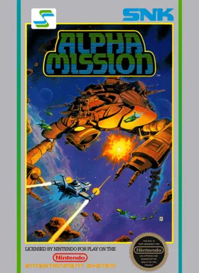 Alpha Mission (USA) box cover front